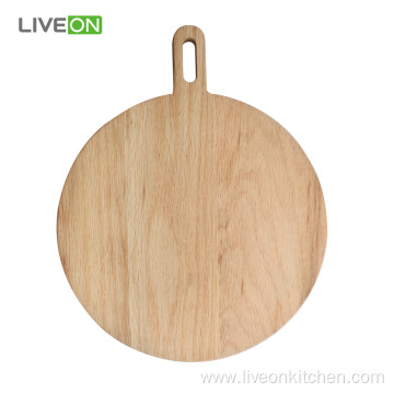 Round Red Oak Wooden Chopping Cutting Board
